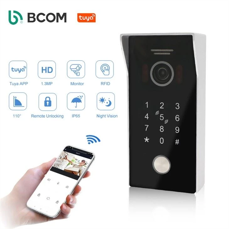 Intèrfon de vídeo IP amb llançament de porta